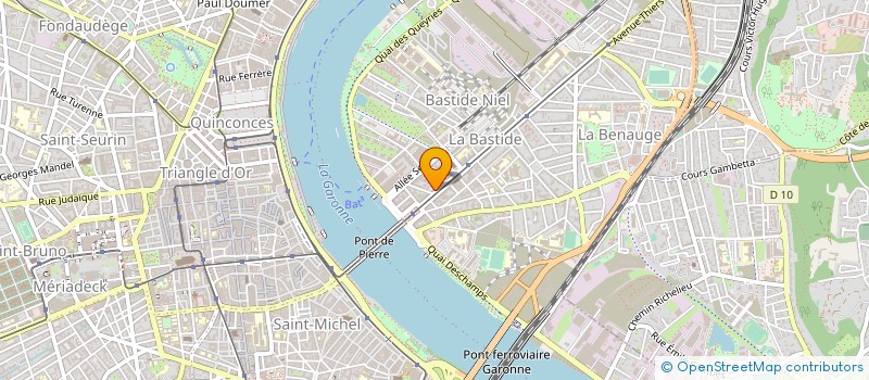 localisation de l'entreprise IMMOBANQUES à BORDEAUX
