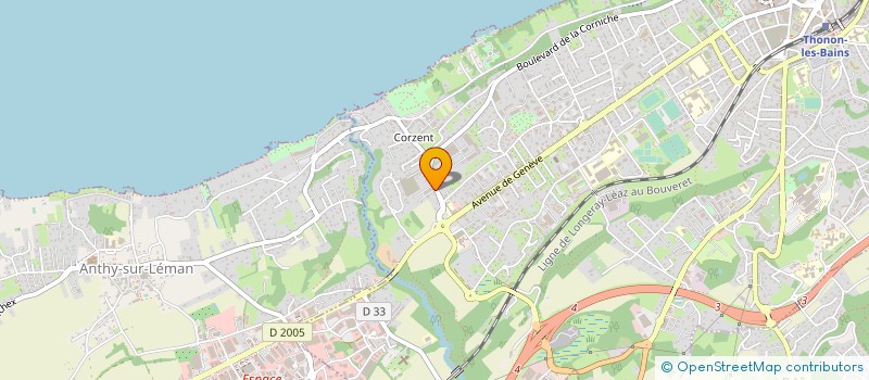 localisation de l'entreprise IMMOBAT à THONON-LES-BAINS