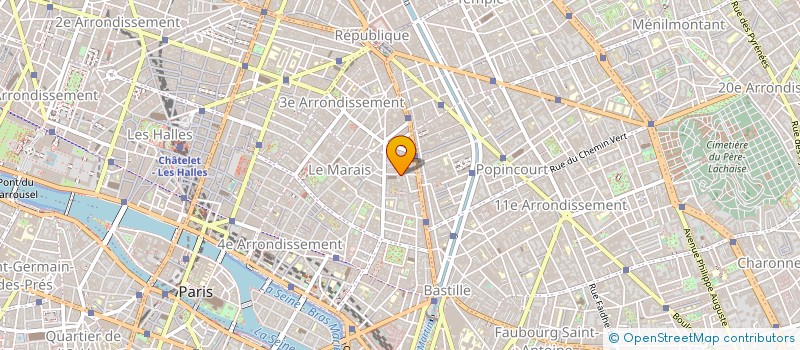 localisation de l'entreprise IMMOBAT  PARIS