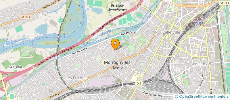 localisation de l'entreprise IMMOBAT à MONTIGNY-LES-METZ