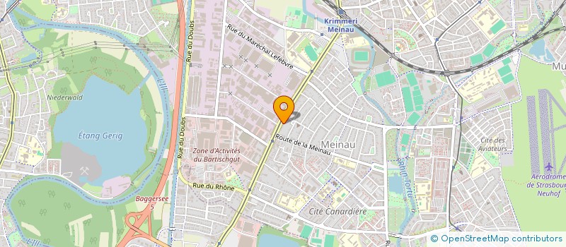 localisation de l'entreprise IMMOBATCELI à STRASBOURG