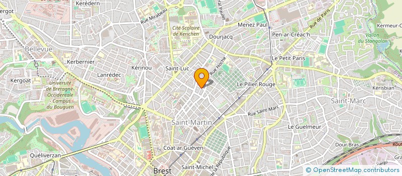 localisation de l'entreprise IMMOBE  BREST