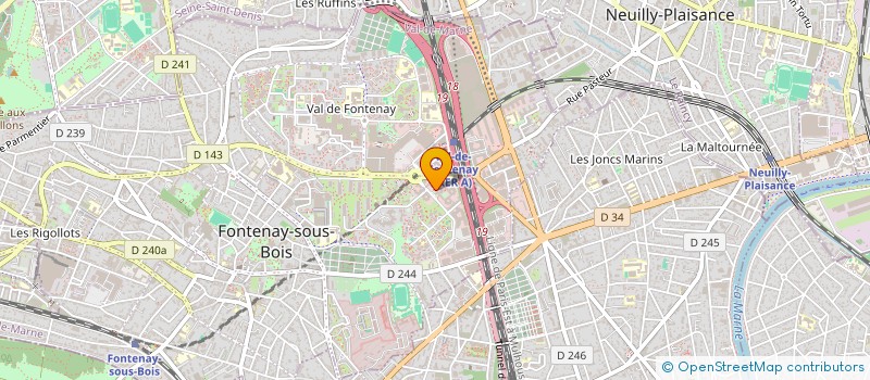 localisation de l'entreprise IMMOBEL  FONTENAY-SOUS-BOIS