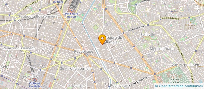 localisation de l'entreprise IMMOBEL à PARIS