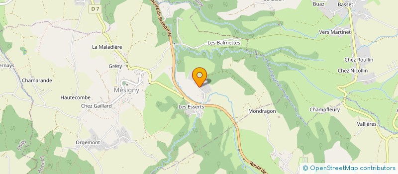 localisation de l'entreprise IMMOBEL  MESIGNY