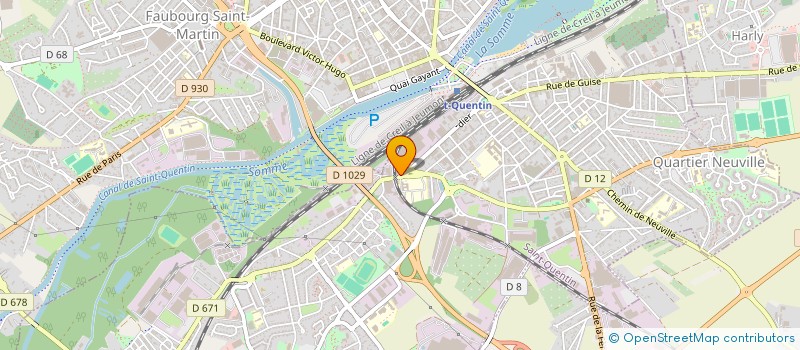 localisation de l'entreprise IMMOBELIS à SAINT-QUENTIN