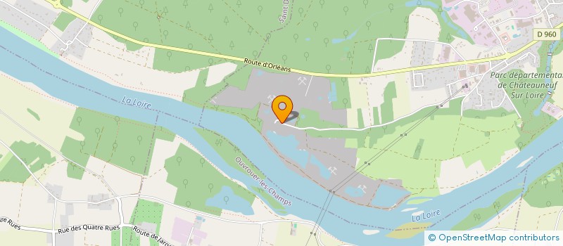 localisation de l'entreprise IMMOBEN à CHATEAUNEUF-SUR-LOIRE