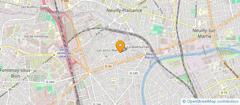 localisation de l'entreprise IMMOBENTO  LE PERREUX-SUR-MARNE