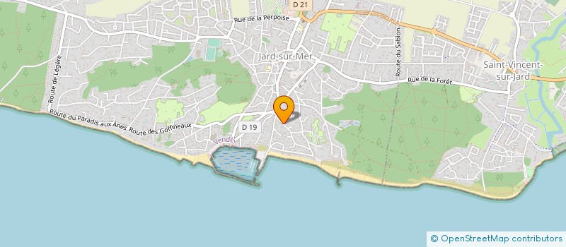 localisation de l'entreprise IMMOBER  JARD-SUR-MER