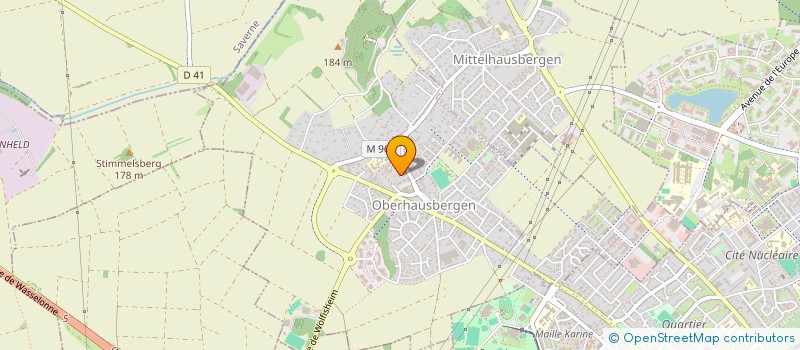 localisation de l'entreprise IMMOBER  OBERHAUSBERGEN