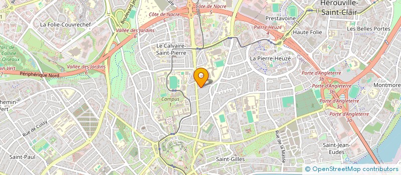 localisation de l'entreprise IMMOBEY à CAEN