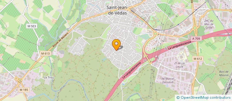 localisation de l'entreprise IMMOBIEN  SAINT-JEAN-DE-VEDAS