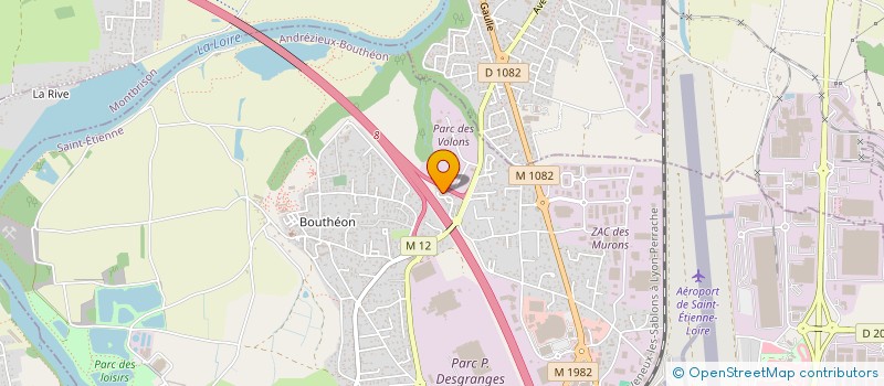 localisation de l'entreprise IMMOBIJ  ANDREZIEUX-BOUTHEON