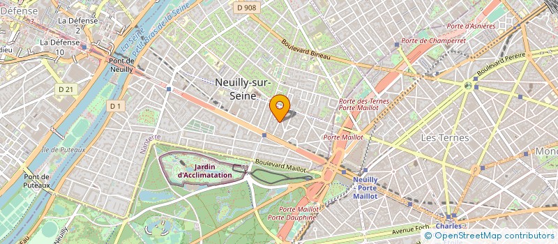 localisation de l'entreprise IMMOBIL 7 VILLA BERGERAT à NEUILLY-SUR-SEINE