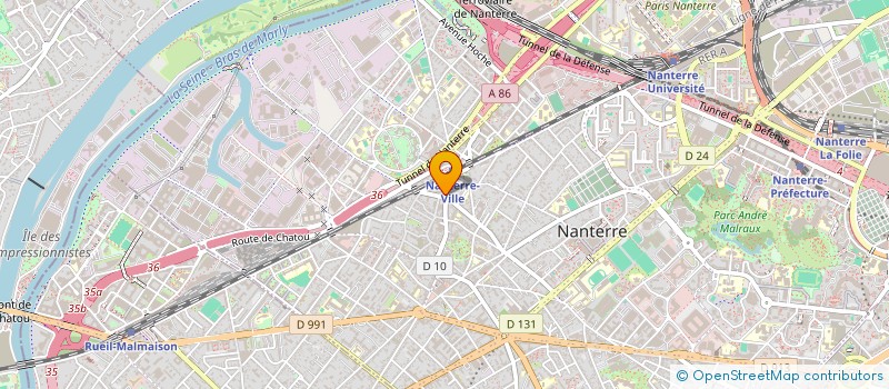 localisation de l'entreprise IMMOBIL CHEMIN DE FER NANTERRE  NANTERRE