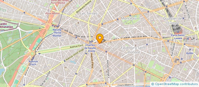 localisation de l'entreprise IMMOBIL HOTELIERE GOLF CHATEAU BARRAULT  PARIS