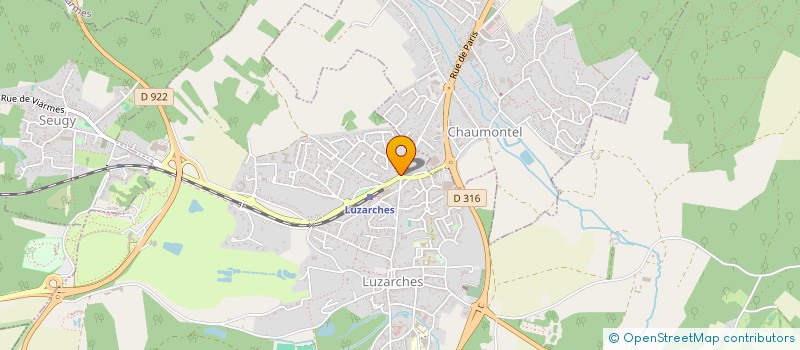 localisation de l'entreprise IMMOBIL I2 RUE HURST MOHIEU  LUZARCHES