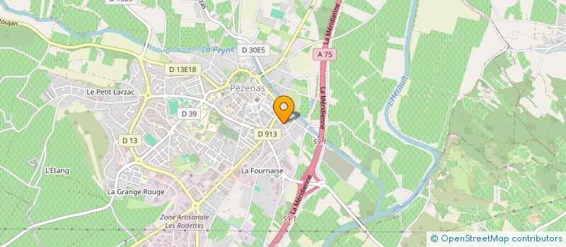 localisation de l'entreprise IMMOBILAN SCI  PEZENAS