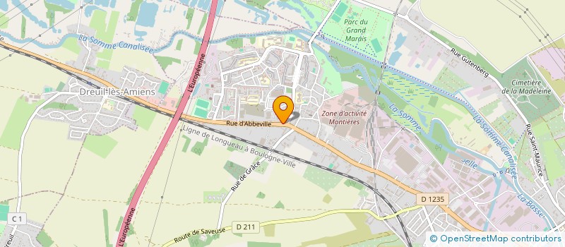 localisation de l'entreprise IMMOBILERE FORESTIERE à AMIENS