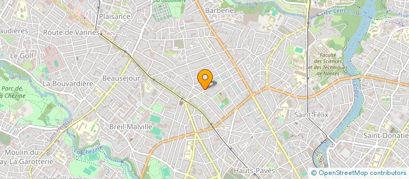 localisation de l'entreprise IMMOBILIA à NANTES