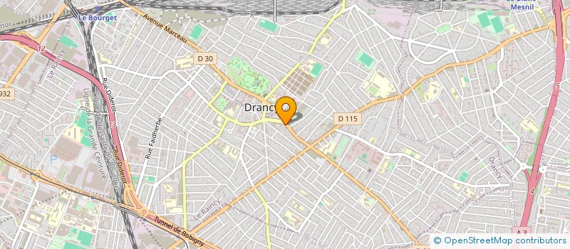 localisation de l'entreprise IMMOBILIA à DRANCY