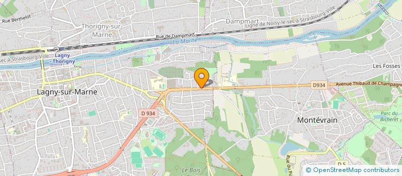 localisation de l'entreprise IMMOBILIAM  LAGNY-SUR-MARNE