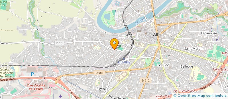 localisation de l'entreprise IMMOBILIARE à ALBI