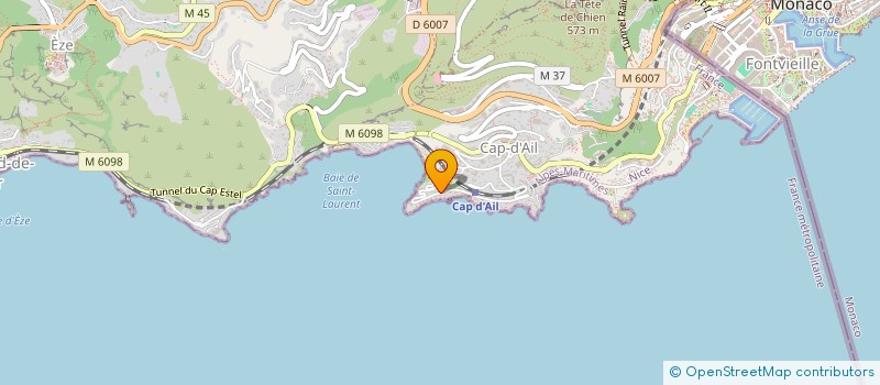 localisation de l'entreprise IMMOBILIARE LA MIMOSA à CAP-D'AIL