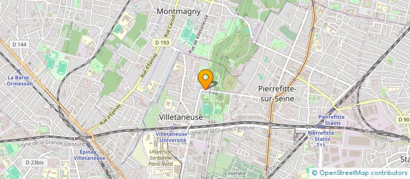 localisation de l'entreprise IMMOBILIART à VILLETANEUSE