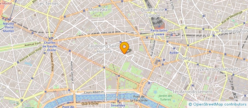 localisation de l'entreprise IMMOBILIEN FAUBOURG FRANCE  PARIS