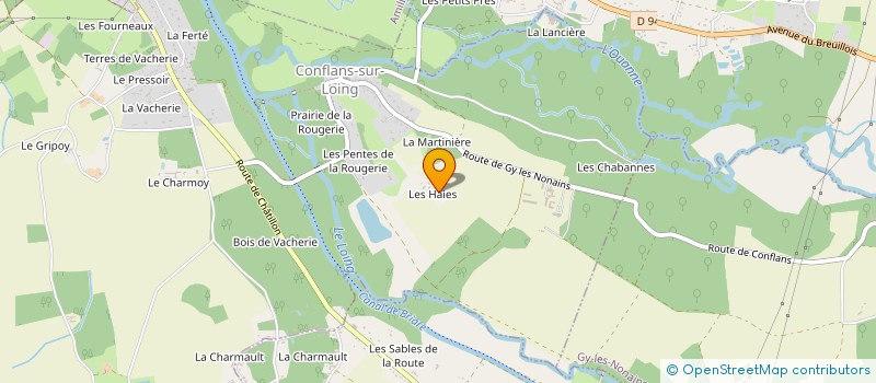 localisation de l'entreprise IMMOBILIER 4000 à CONFLANS-SUR-LOING