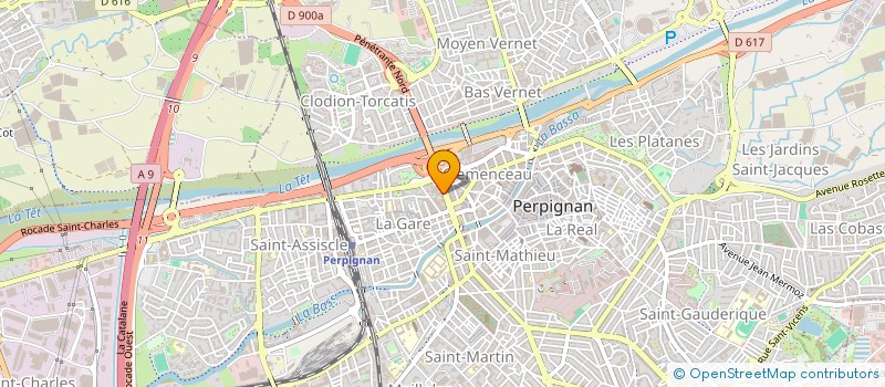 localisation de l'entreprise IMMOBILIER 66  PERPIGNAN