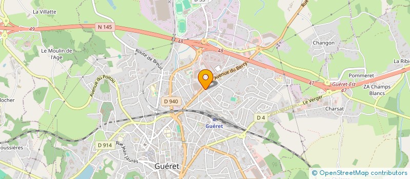 localisation de l'entreprise IMMOBILIER ABDOU à GUERET
