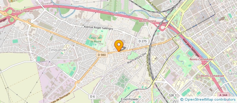 localisation de l'entreprise IMMOBILIER ACADEMIE  TINQUEUX