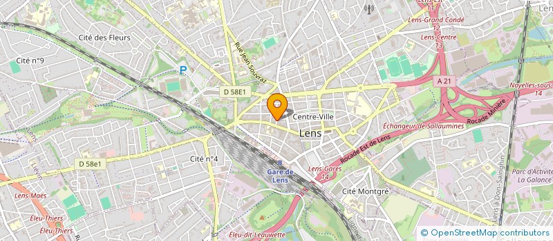 localisation de l'entreprise IMMOBILIER ADRIATIQUA DU LOYUVRE  LENS