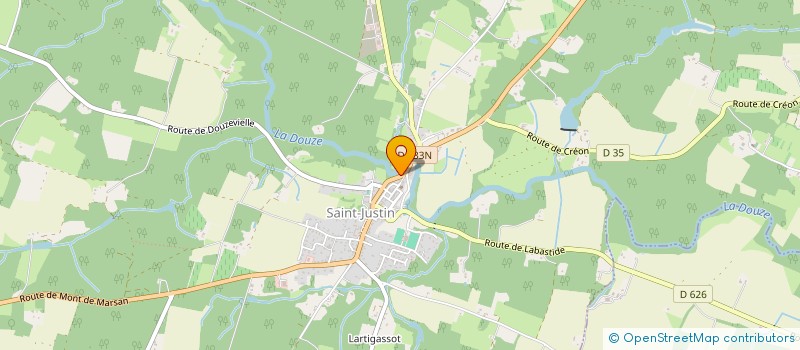 localisation de l'entreprise IMMOBILIER ALBRET  SAINT-JUSTIN