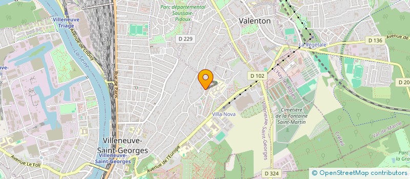 localisation de l'entreprise IMMOBILIER BAJ  VILLENEUVE-SAINT-GEORGES