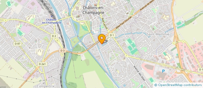 localisation de l'entreprise IMMOBILIER CHALONS  CHALONS-EN-CHAMPAGNE