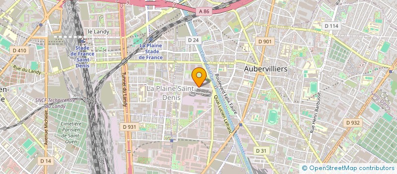 localisation de l'entreprise IMMOBILIER CIAL ASSISTANCE CONSULTING à AUBERVILLIERS