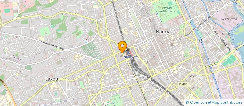 localisation de l'entreprise IMMOBILIER CONSEIL DEBEVER  NANCY