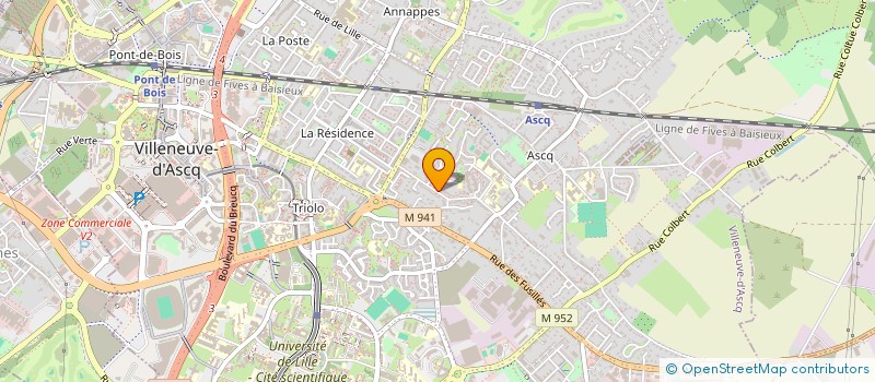 localisation de l'entreprise IMMOBILIER CONSEIL & DECISION à VILLENEUVE-D'ASCQ