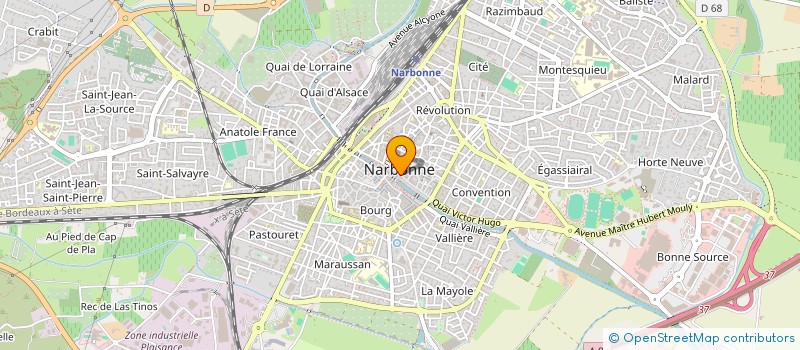 localisation de l'entreprise IMMOBILIER CONSEIL HELENE LUGA à NARBONNE