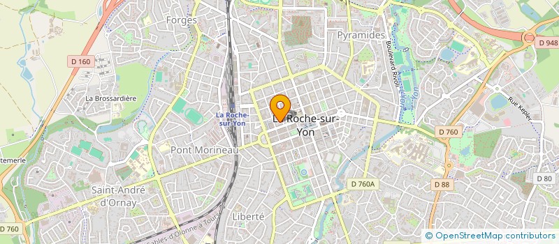 localisation de l'entreprise IMMOBILIER CONSEIL JEAN GIRARD à LA ROCHE-SUR-YON