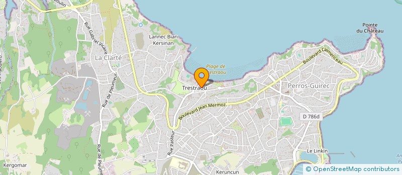 localisation de l'entreprise IMMOBILIER COTE OUEST à PERROS-GUIREC