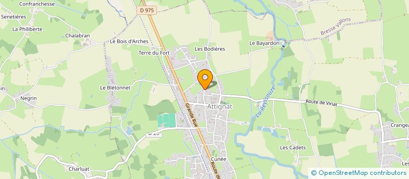 localisation de l'entreprise IMMOBILIER DE L'AIN  ATTIGNAT