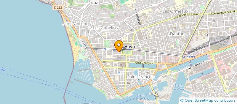 localisation de l'entreprise IMMOBILIER DE L'ESTUAIRE à LE HAVRE