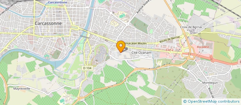 localisation de l'entreprise IMMOBILIER DE LA CITE DE CARCASSONNE à CARCASSONNE