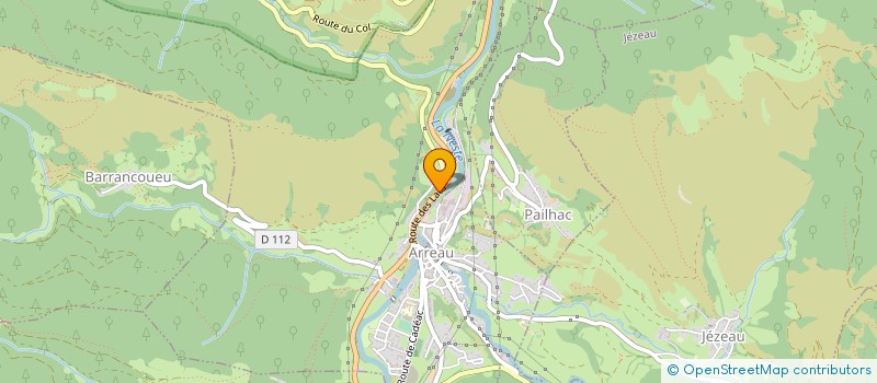 localisation de l'entreprise IMMOBILIER DES 3 VALLEES  ARREAU