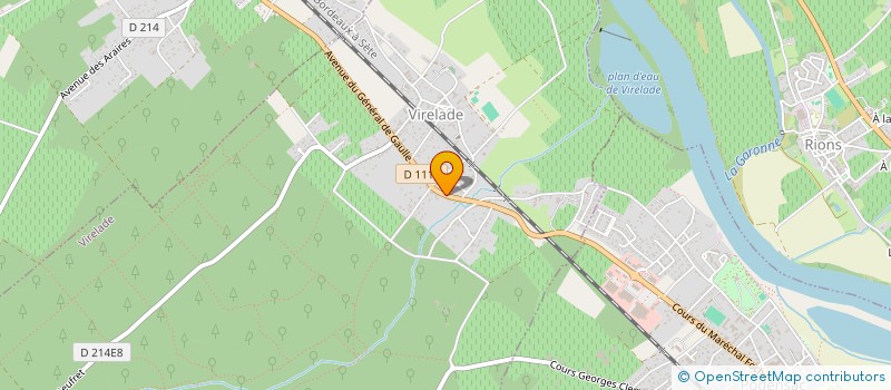 localisation de l'entreprise IMMOBILIER DES DEUX RIVES  VIRELADE