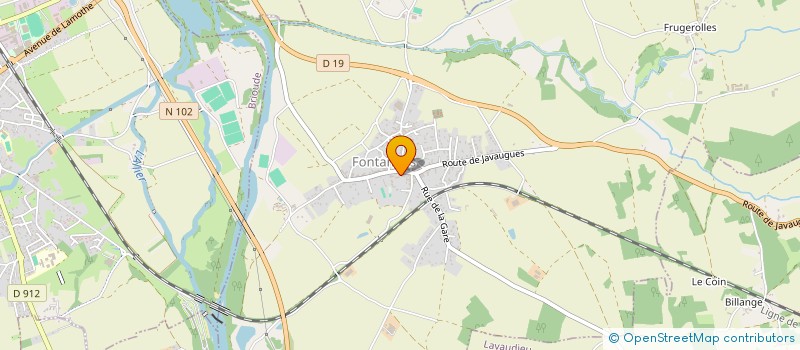 localisation de l'entreprise IMMOBILIER DES SOURCES  FONTANNES